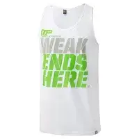 MusclePharm Atlet 'Weak Ends Here' Beyaz